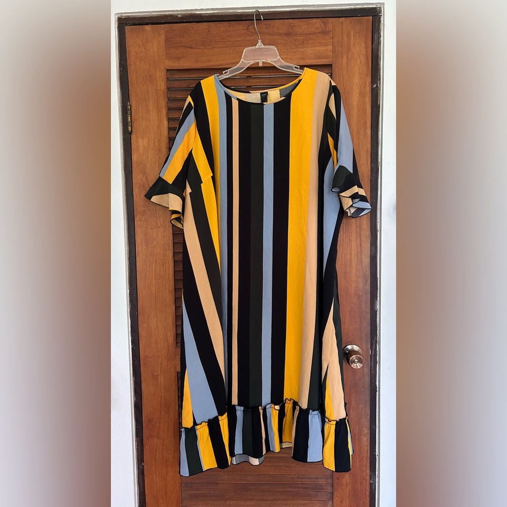 EMERY ROSE Funky Boho Muumuu Style Retro Maxi Dress Size 5X